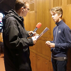 Marcus erzählt im Interview von der Orgelholoprojektion ...