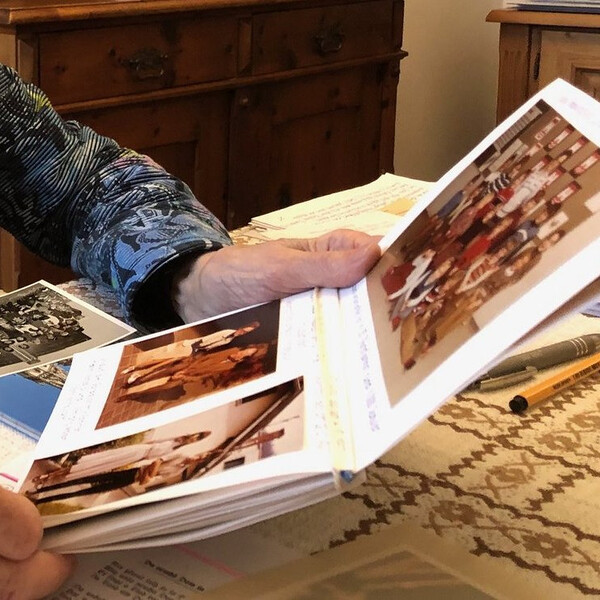 Maria Mayer / © Christine Haiden Maria Mayer wurde im Linzer Mariendom getauft. Ihr ganzes 90-jähriges Leben begleitet sie der Dom.