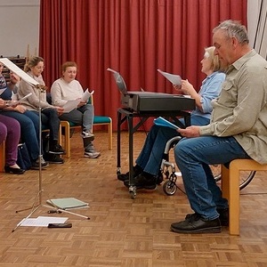 Probe mit dem Stephanus-Chor